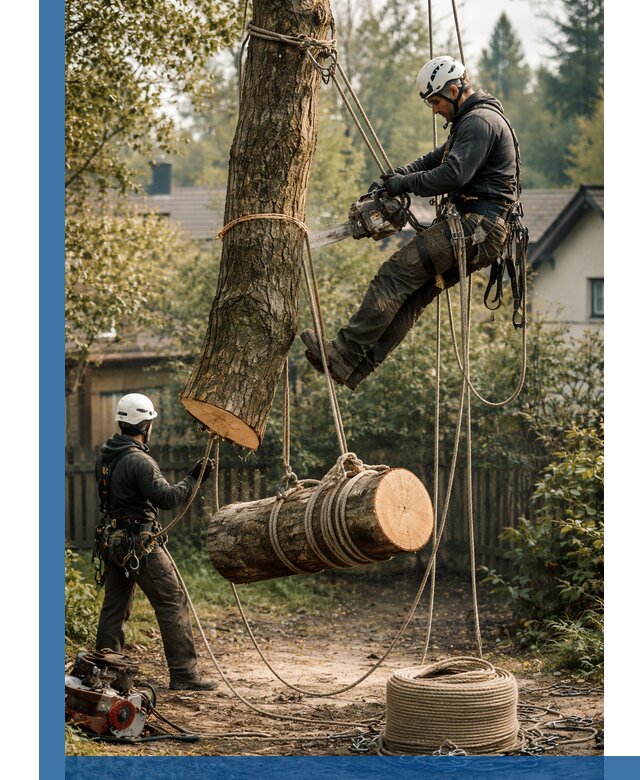 Валка деревьев частями в Армавире, безопасно и аккуратно