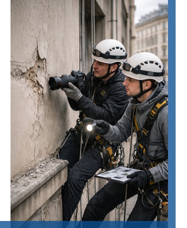 Фотофиксация дефектов фасада в Армавире от 4559 р. | ВЫСОТНИК-Рмв