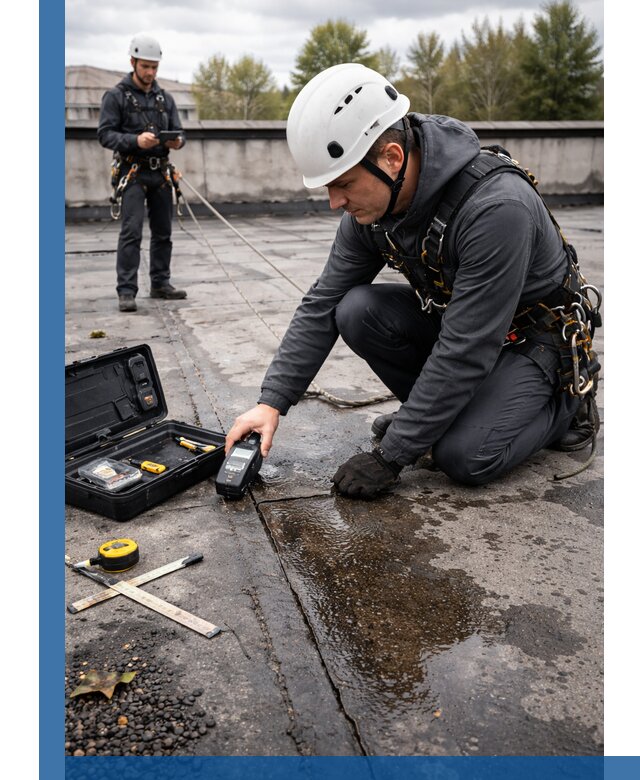 Обследование кровли на протечки и выявление дефектов в Армавире